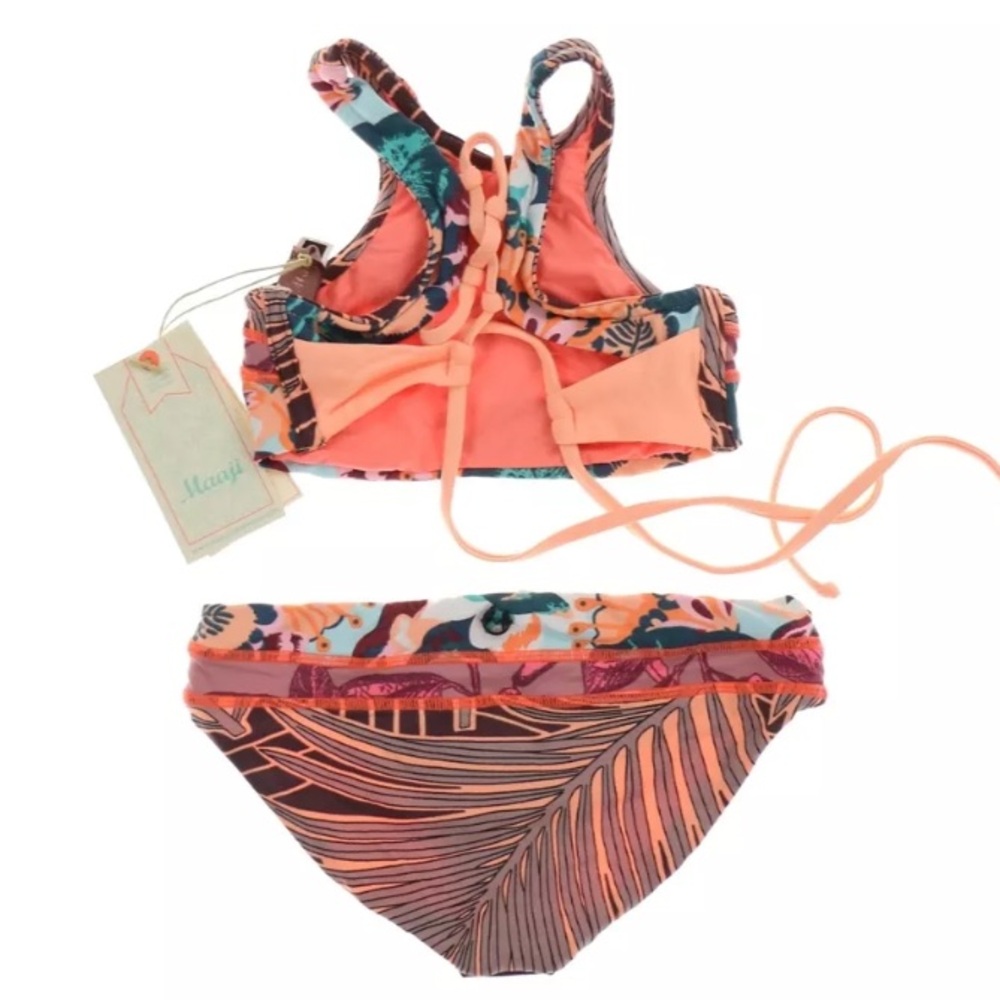 Maaji Bikini 267401 Girl Multi Swim Set
Swimwear- Pink and Green Floral - Picture 2 of 8